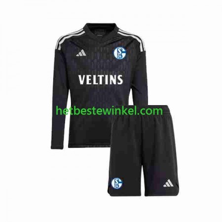 Schalke 04 Voetbalshirts Doelman Kind Uit 2023-24 - LS